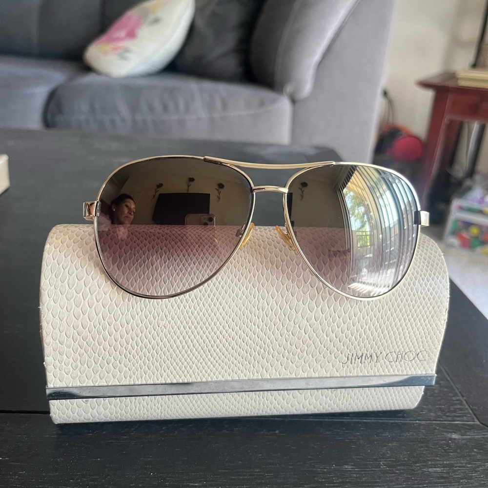 Jimmy Choo aviator sunglasses